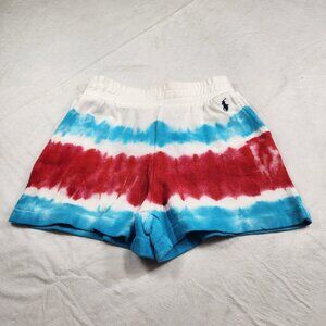 Polo Ralph Lauren Girls Shorts Size 5 Tie Dye Multicolor Red  Blue White  (20)